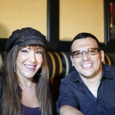 Backstage interview at Treasure Island