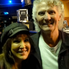 backstage at Orleans