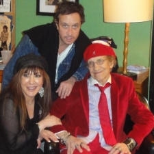 Backstage at Laugh Factory